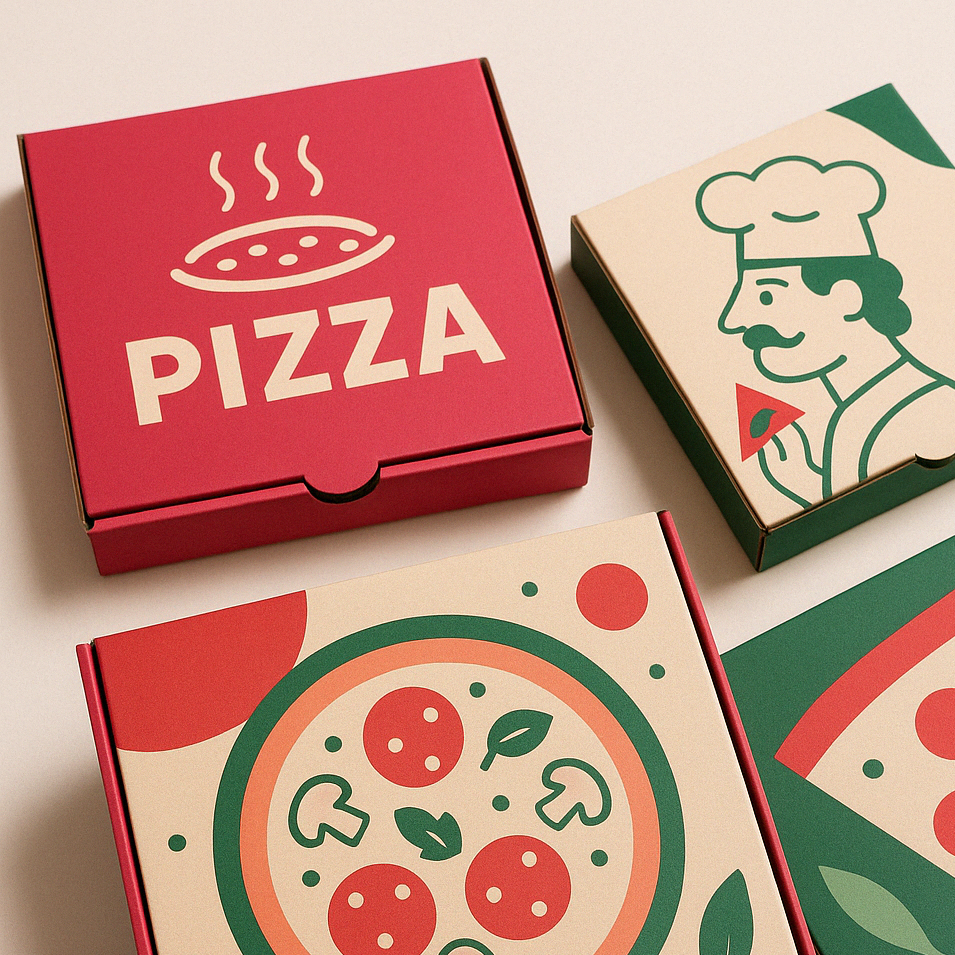 Design für Pizzakarton